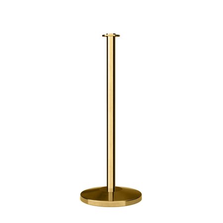 MONTOUR LINE Stanchion Post and Rope Pol.Brass Post Flat Top C-PB-FL